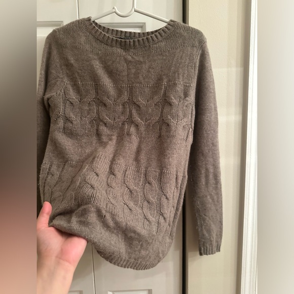 100% Cashmere Knit Lafayette 148 New York Sweater – Size S – Taupe/Mushroom - Picture 13 of 14